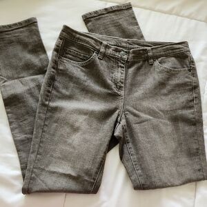 INC International Concepts Women's Straight Leg Warm Gray Jeans